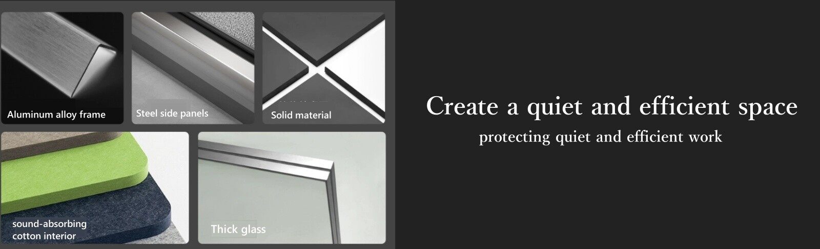 Dedicated Soundproof Conference Room - Human Body Sensing & Smart Control protecting quiet and efficient work