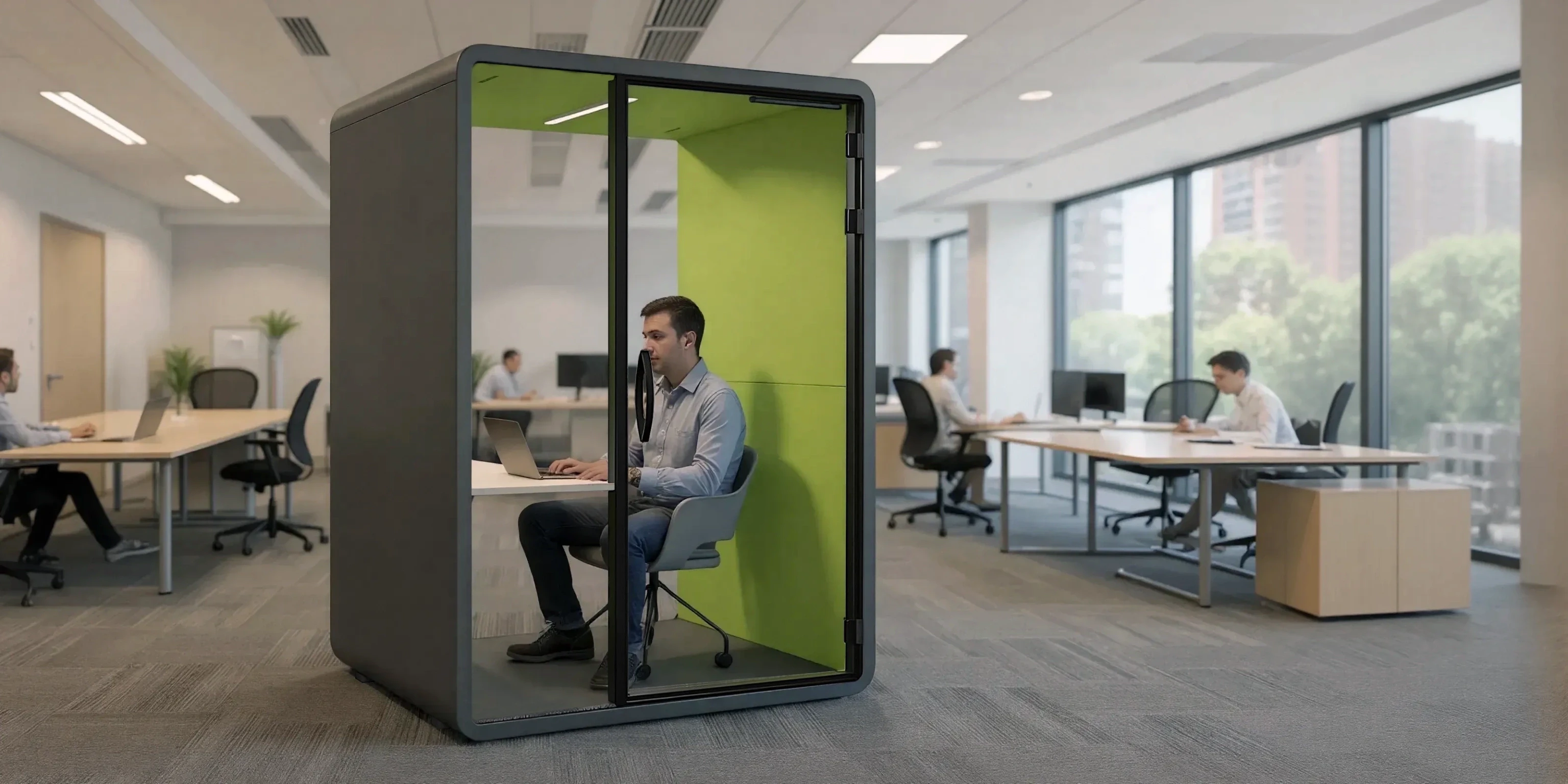 Smart Soundproof Office Pod